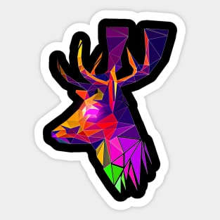 Deer portrait Sticker